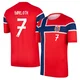 Alexander Sørloth ＃7 Norway National Team Replica Home World Cup 2026 Soccer Jersey - Men's Red